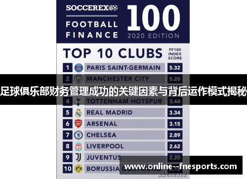 足球俱乐部财务管理成功的关键因素与背后运作模式揭秘